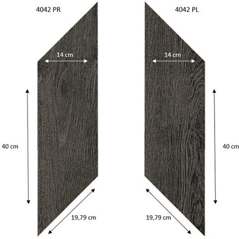 Forbo Effekta Professional PRL ромб 4042 Black Fine Oak PRO (фото 8)