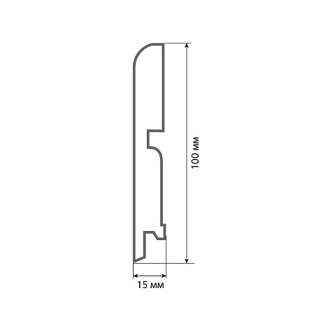 Finitura dekor R13 100х15х2400/ 009 (фото 2)