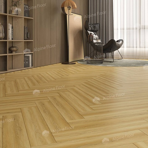 Alpine Floor LVT Parquet ECO 16-28 Дуб Поллукс 4V 43кл (фото 3)