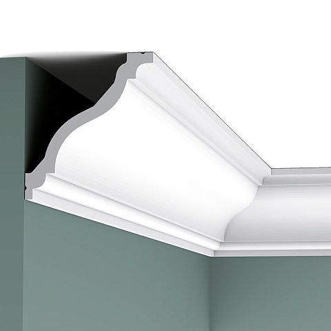 Потолочный плинтус ORAC Purotouch 2000x122x111/ C333F карниз гибкий (фото 1)