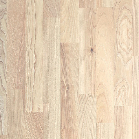 Паркетная доска Polarwood Ясень Плутон белое масло трехполосный Ash Pluton White Oiled Loc 3S (фото 1)