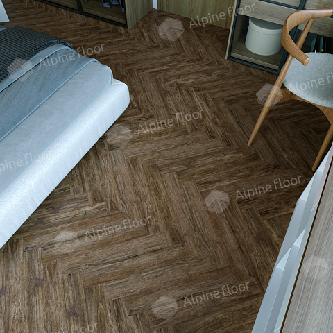 Alpine Floor Herringbone 8 Pro 4V 33 (CH) LF102-10A New_ Дуб Бордо (фото 16)